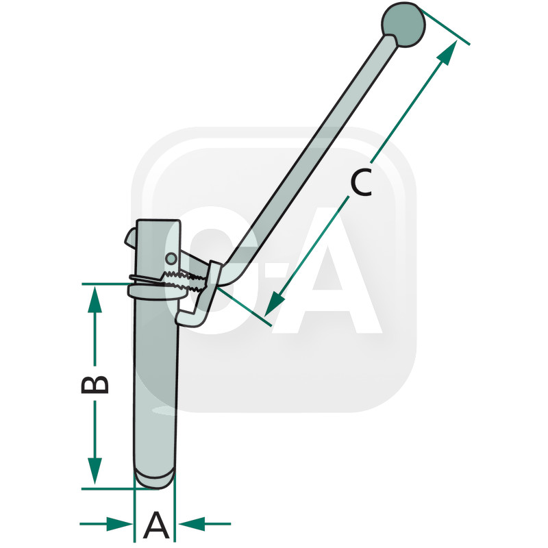 Broche attelage tracteur